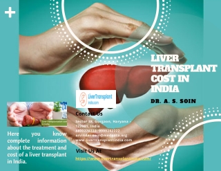 Best Liver Transplant Cost in India For You