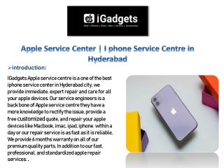 Apple Service Center | Iphone Service Centre in Hyderabad