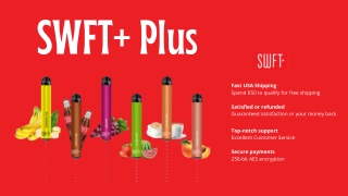 SWFT  Plus Disposable Electronic Cigarette & Vaporizers
