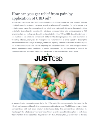 What Are CBD Gummies | Justcbdstore.com