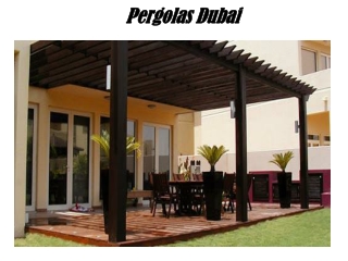 Pergolas Dubai