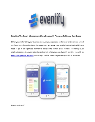 Event Management Platform - Eventify
