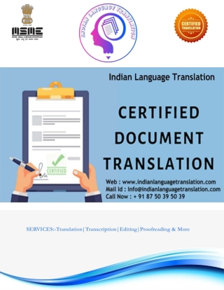 Certified Translation Agency Delhi  | Translation Company In Delhi Ncr