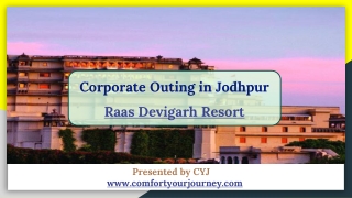 Destination Wedding in Jodhpur | Raas Devigarh Resort Jodhpur