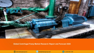 Centrifugal Pump Market Report: Impact of COVID-19, Future Growth Analysis and Challenges