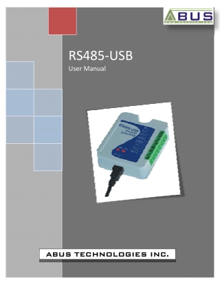 ABUSTEK Interface converter RS232 to RS485 | Instronline