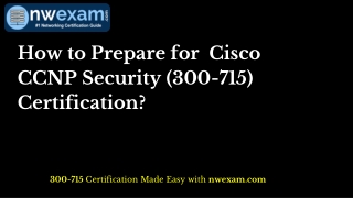 300-715 Exam Practice Questions | Cisco CCNP Security Exam Info