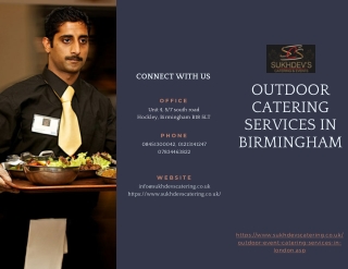 Top Outdoor Catering Services In Birmingham