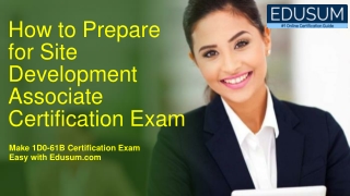 CIW 1D0-61B Certification : Exam Guide and Questions