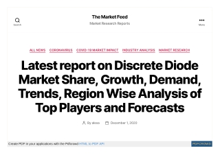Discrete Diode Market