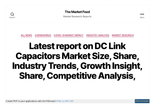 DC Link Capacitors Market