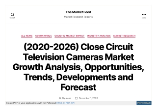 Close Circuit Television Cameras Market