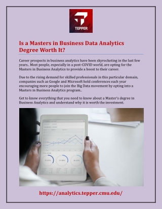 Is a Masters in Business Data Analytics Degree Worth It?