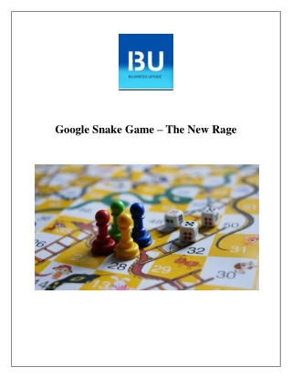 Google Snake Game – The New Rage