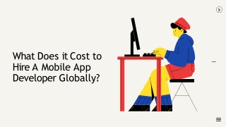 What Does It Cost to Hire A Mobile App Developer?