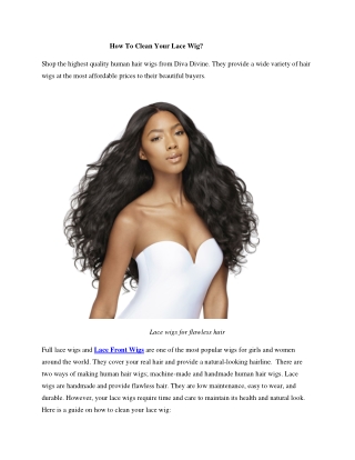 How To Clean Your Lace Wig?