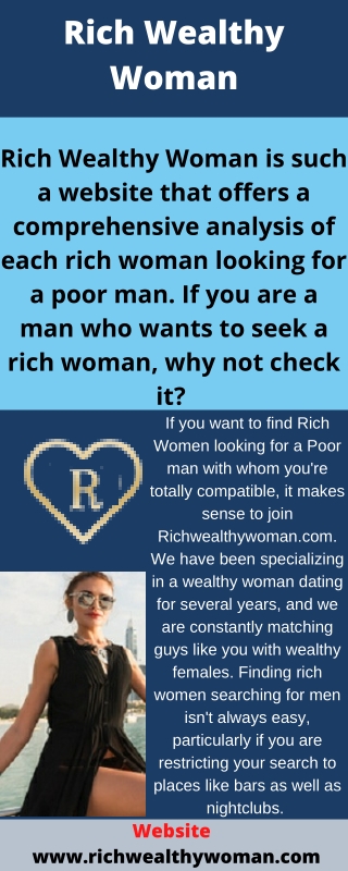 Rich Wealthy Woman