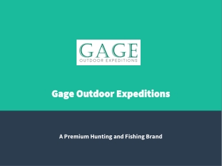 Gage Outdoor Expeditions