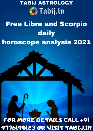 Free Libra and Scorpio daily horoscope analysis 2021