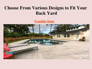 Backyard Living Ideas