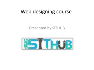 Web design course in Delhi