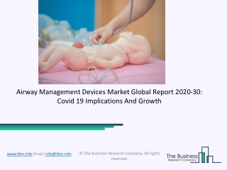 (2020-2030) Airway Management Devices Market Size, Share, Growth And Trends