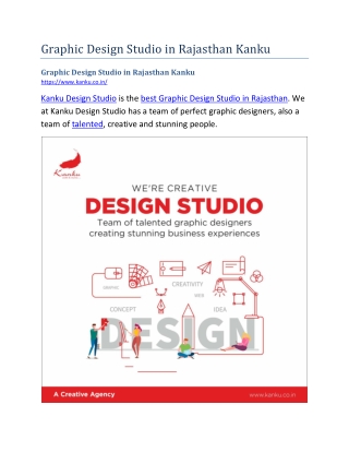 Graphic Design Studio in Rajasthan Kanku