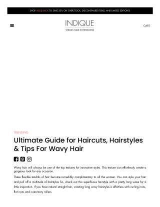 Ultimate Guide for Haircuts, Hairstyles & Tips For Wavy Hair