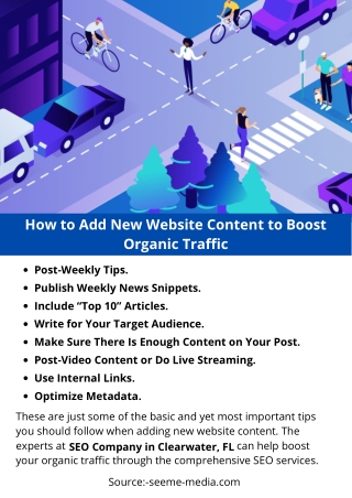 How to Add New Website Content to Boost Organic Traffic