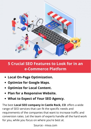 5 Crucial SEO Features to Look for in an e-Commerce Platform