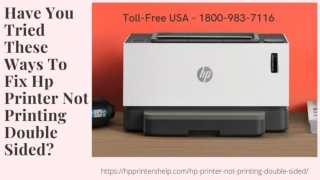 Hp Printer Not Printing Double Sided 1-8009837116 Hp Printhead Problem