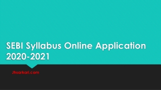 Rajasthan Patwari Syllabus Online Application Form 2020-2021