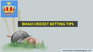 Big Bash League betting tips by Bhaiji PPT