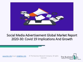 2020 Social Media Advertisement Market Share, Restraints, Segments And Regions