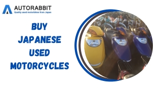 Buy Japanese Used Motorcycles