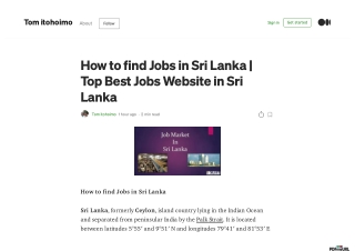 How to find Jobs in Sri Lanka | Top Best Jobs Website in Sri Lanka