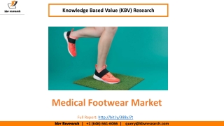 Medical Footwear Market Size Worth $12.4 Billion By 2026 - KBV Research