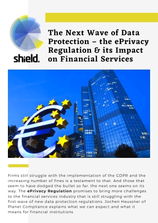 What is ePrivacy Regulation and Its Impact on Financial Services?