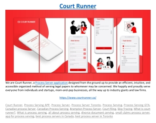 Court Runner