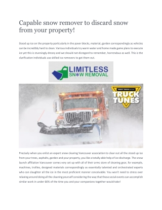 Best Snow Removal Companies in Vancouver, BC