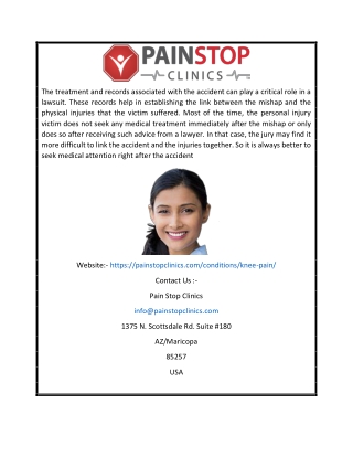 Knee Pain Clinic Scottsdale Az | Painstopclinics.com