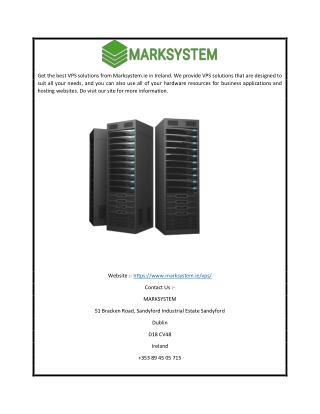 VPS Ireland | Marksystem.ie