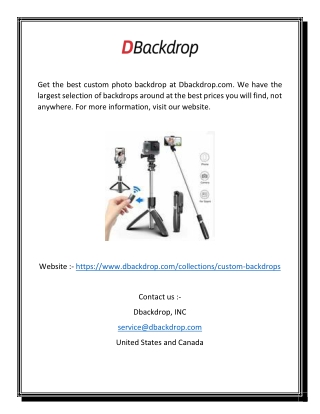Shop Custom Photo Backdrop | Dbackdrop