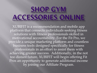 Shop Gym Accessories Online