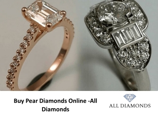 Buy Pear Diamonds Online -All Diamonds