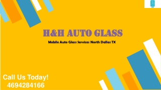 Mobile Auto Glass Replacement Services