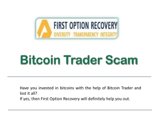 Bitcoin Trader Scam