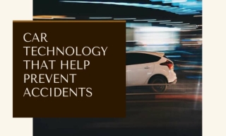 Car Technology That Help Prevent Accidents