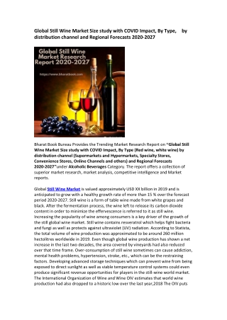 Global Still Wine Market Research Report 2020-2027
