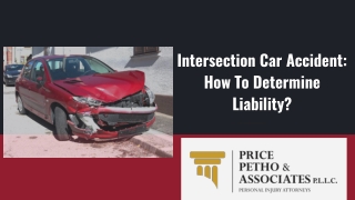 Intersection Car Accident: How To Determine Liability?